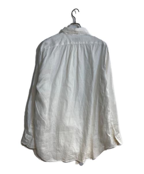 NIGEL CABOURN（ナイジェルケーボン）NIGEL CABOURN (ナイジェルケーボン) BRITISH OFFICERS SHIRT/ブリティッシュ オフィサーズ シャツ ホワイト サイズ:52の古着・服飾アイテム