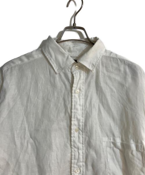 NIGEL CABOURN（ナイジェルケーボン）NIGEL CABOURN (ナイジェルケーボン) BRITISH OFFICERS SHIRT/ブリティッシュ オフィサーズ シャツ ホワイト サイズ:52の古着・服飾アイテム