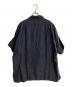 NIGEL CABOURN (ナイジェルケーボン) OPEN COLLAR SHIRT LINEN TWILL ネイビー サイズ:50：8000円