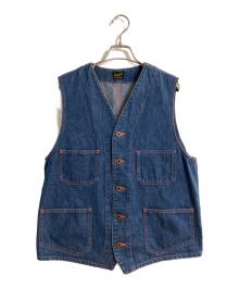 TENDERLOIN（テンダーロイン）の古着「K-SEVEN期 T-ENGINEER VEST」｜ネイビー