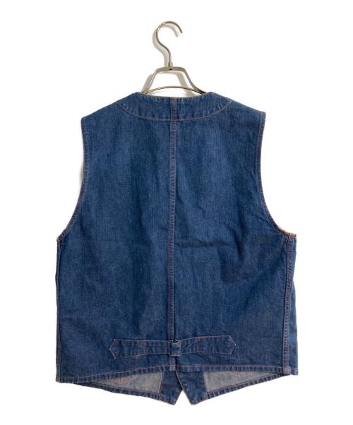 TENDERLOIN（テンダーロイン）TENDERLOIN (テンダーロイン) K-SEVEN期 T-ENGINEER VEST ネイビー サイズ:Ｌの古着・服飾アイテム