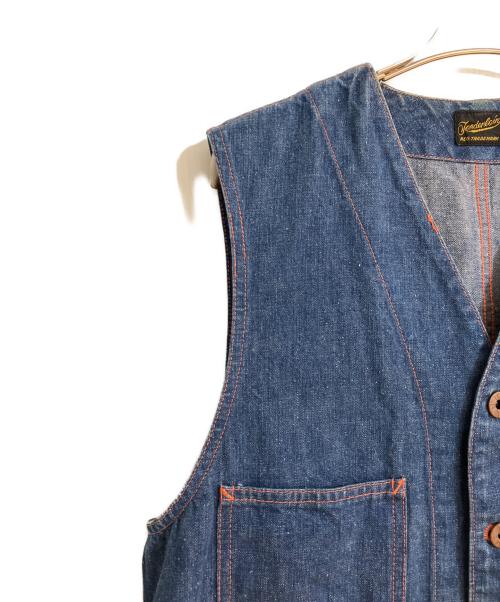 TENDERLOIN（テンダーロイン）TENDERLOIN (テンダーロイン) K-SEVEN期 T-ENGINEER VEST ネイビー サイズ:Ｌの古着・服飾アイテム