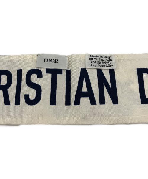 Christian Dior（クリスチャン ディオール）Christian Dior (クリスチャン ディオール) ミッツァ スカーフ ホワイトの古着・服飾アイテム