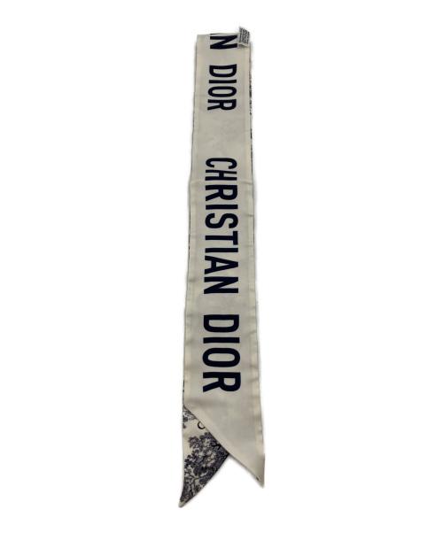Christian Dior（クリスチャン ディオール）Christian Dior (クリスチャン ディオール) ミッツァ スカーフ ホワイトの古着・服飾アイテム