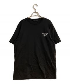 中古・古着通販】PRADA (プラダ) ハートロゴTシャツ ホワイト サイズ