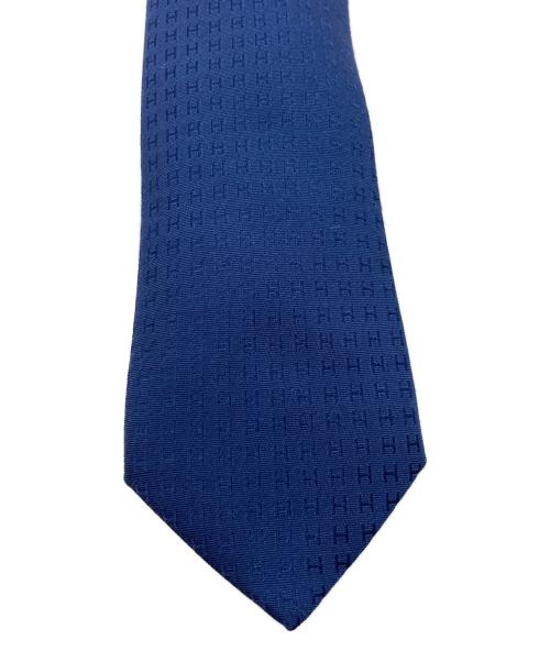 HERMES（エルメス）HERMES (エルメス) ファソネＨネクタイ ネイビー サイズ:不明の古着・服飾アイテム