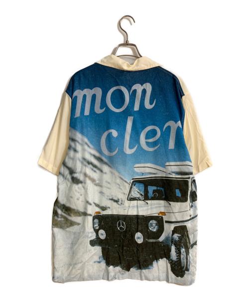 MONCLER（モンクレール）MONCLER (モンクレール) Mercedes Benz (メルセデスベンツ) NIGO (二ゴー) ショートスリーブビスコースシャツ ベージュ サイズ:48の古着・服飾アイテム
