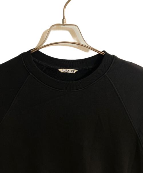 AURALEE（オーラリー）AURALEE (オーラリー) SMOOTH SOFT SWEAT P/O ブラック サイズ:4の古着・服飾アイテム