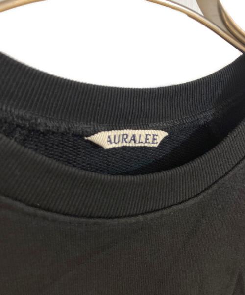 AURALEE（オーラリー）AURALEE (オーラリー) SMOOTH SOFT SWEAT P/O ブラック サイズ:4の古着・服飾アイテム