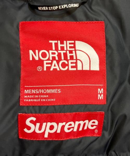 THE NORTH FACE（ザ ノース フェイス）THE NORTH FACE (ザ ノース フェイス) Supreme (シュプリーム) 21AW Bleached Denim Print Nuptse Jacket ブルー サイズ:Mの古着・服飾アイテム