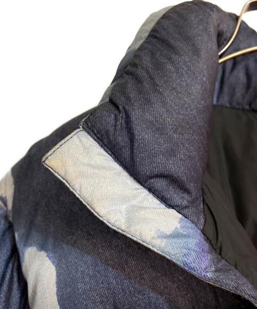 THE NORTH FACE（ザ ノース フェイス）THE NORTH FACE (ザ ノース フェイス) Supreme (シュプリーム) 21AW Bleached Denim Print Nuptse Jacket ブルー サイズ:Mの古着・服飾アイテム