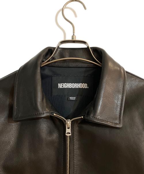 NEIGHBORHOOD（ネイバーフッド）NEIGHBORHOOD (ネイバーフッド) 26SS LEATHER SPORTS JACKET ブラック サイズ:Mの古着・服飾アイテム