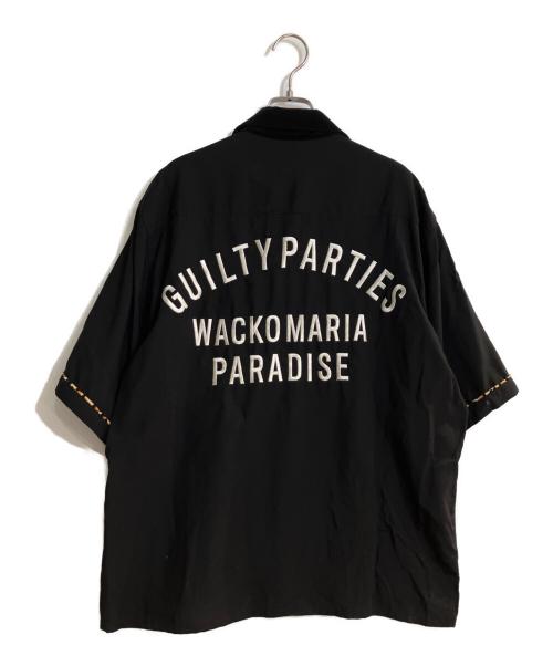 WACKO MARIA（ワコマリア）WACKO MARIA (ワコマリア) 25SS SWITCHING SHIRT S/S スウィッチングシャツ ブラック サイズ:Mの古着・服飾アイテム