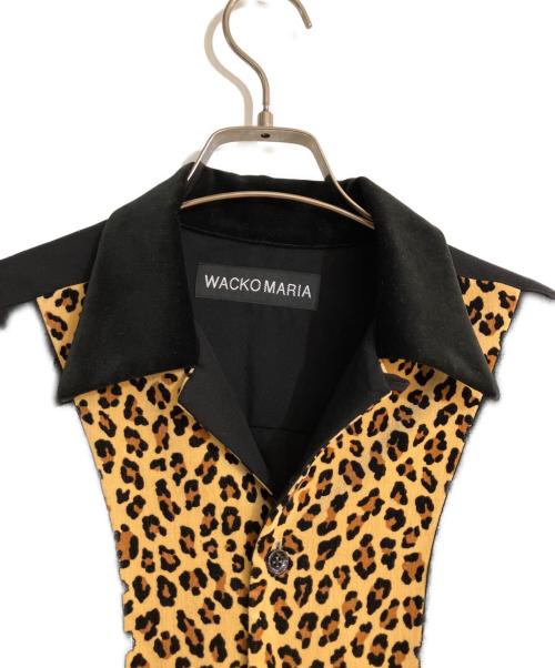 WACKO MARIA（ワコマリア）WACKO MARIA (ワコマリア) 25SS SWITCHING SHIRT S/S スウィッチングシャツ ブラック サイズ:Mの古着・服飾アイテム