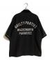 WACKO MARIA (ワコマリア) 25SS SWITCHING SHIRT S/S スウィッチングシャツ ブラック サイズ:M：23000円