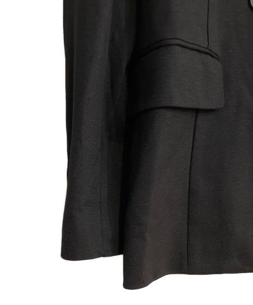 PAUL SMITH（ポールスミス）Paul Smith (ポールスミス) ウィメンズ ジャージー ノーカラージャケット ブラック サイズ:42の古着・服飾アイテム
