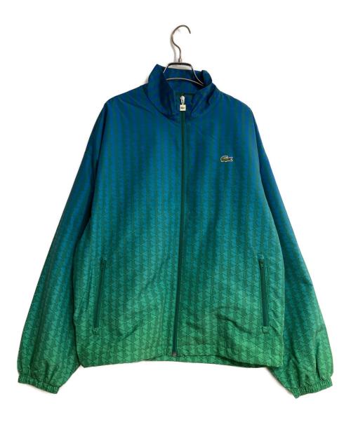 LACOSTE（ラコステ）LACOSTE (ラコステ) バックプリントモノグラムトラックジャケット グリーン サイズ:SMの古着・服飾アイテム