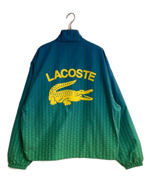 LACOSTE（ラコステ）LACOSTE (ラコステ) バックプリントモノグラムトラックジャケット グリーン サイズ:SMの古着・服飾アイテム