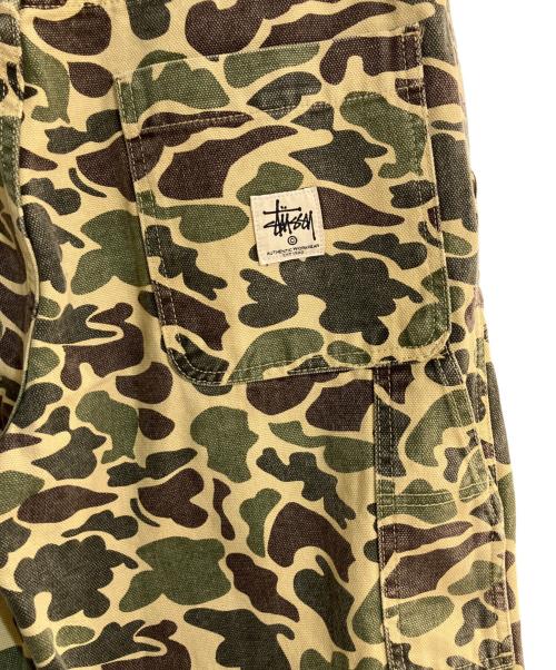 stussy（ステューシー）stussy (ステューシー) Camo Canvas Work Pant カーキ サイズ:W30の古着・服飾アイテム
