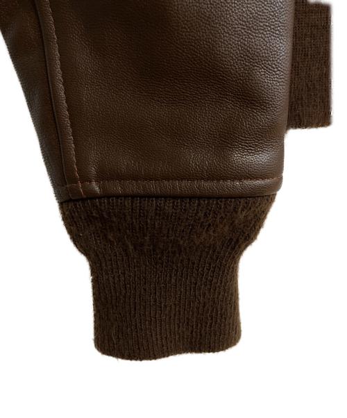 AVIREX（アヴィレックス）AVIREX (アヴィレックス) G-1 山羊革 フライトジャケット ブラウン サイズ:40の古着・服飾アイテム