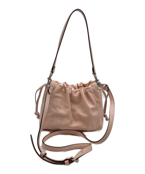 COACH（コーチ）COACH (コーチ) フェイドローストリングバッグ ピンクの古着・服飾アイテム