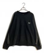 Needles×LHPニードルズ×エルエイチピー）の古着「別注クルーネックスウェット」｜ブラック