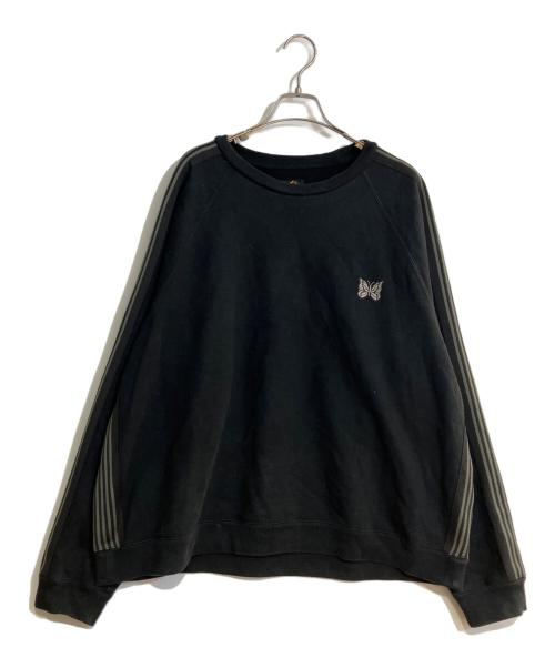 Needles（ニードルズ）Needles (ニードルズ) LHP (エルエイチピー) 別注クルーネックスウェット ブラック サイズ:XLの古着・服飾アイテム