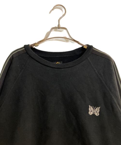 Needles（ニードルズ）Needles (ニードルズ) LHP (エルエイチピー) 別注クルーネックスウェット ブラック サイズ:XLの古着・服飾アイテム