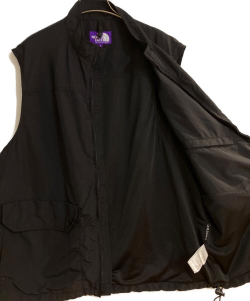 THE NORTHFACE PURPLELABEL（ザ・ノースフェイス パープルレーベル）THE NORTHFACE PURPLELABEL (ザ・ノースフェイス パープルレーベル) PERTEX UNLIMITED Mountain Wind Vest ブラック サイズ:Ｌの古着・服飾アイテム
