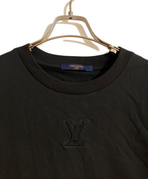 LOUIS VUITTON（ルイ ヴィトン）LOUIS VUITTON (ルイ ヴィトン) エンボスLVTシャツ ブラック サイズ:Ｌの古着・服飾アイテム