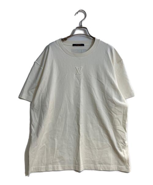 LOUIS VUITTON（ルイ ヴィトン）LOUIS VUITTON (ルイ ヴィトン) エンボスLVTシャツ ホワイト サイズ:XLの古着・服飾アイテム