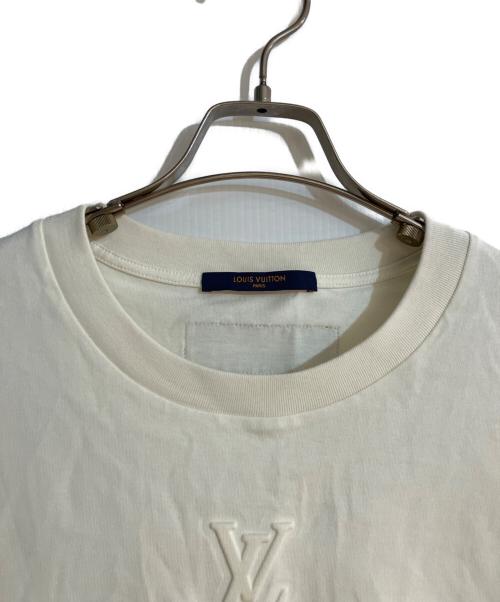 LOUIS VUITTON（ルイ ヴィトン）LOUIS VUITTON (ルイ ヴィトン) エンボスLVTシャツ ホワイト サイズ:XLの古着・服飾アイテム