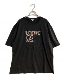 LOEWE（ロエベ）の古着「アナグラムエンブロイダリーTシャツ」｜ブラック