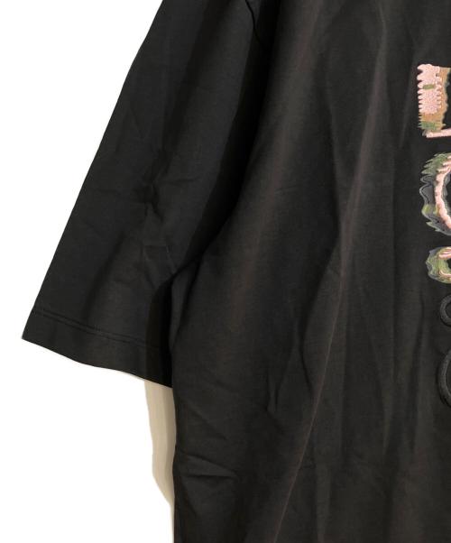 LOEWE（ロエベ）LOEWE (ロエベ) アナグラムエンブロイダリーTシャツ ブラック サイズ:XXLの古着・服飾アイテム