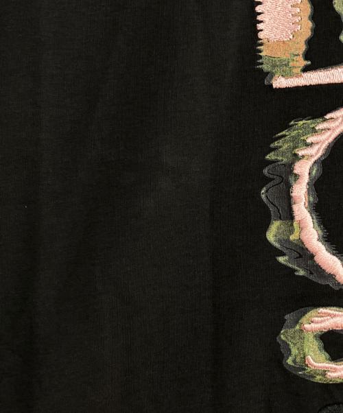 LOEWE（ロエベ）LOEWE (ロエベ) アナグラムエンブロイダリーTシャツ ブラック サイズ:XXLの古着・服飾アイテム