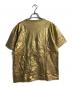 COMME des GARCONS HOMME PLUS (コムデギャルソンオムプリュス) ラメ加工半袖Tシャツ ゴールド サイズ:Ｌ：7000円