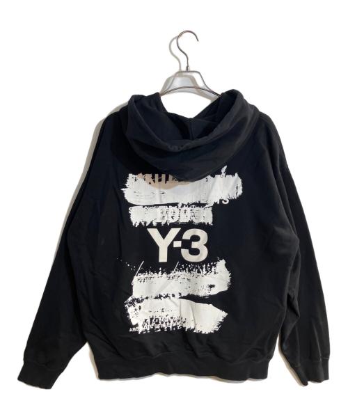 Y-3（ワイスリー）Y-3 (ワイスリー) U GFX HOODIE ブラック サイズ:Ｌの古着・服飾アイテム