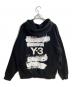 Y-3 (ワイスリー) U GFX HOODIE ブラック サイズ:Ｌ：18000円