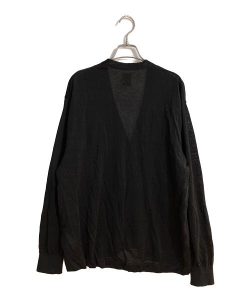 BATONER（バトナ―）BATONER (バトナ―) HEMP CARDIGAN/ヘンプ カーディガン ブラック サイズ:2の古着・服飾アイテム