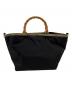 LeSportsac（レスポートサック）の古着「MEDIUM BAMBOO TOTE 2 ブラックインク」｜ブラック
