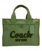 COACHコーチ）の古着「カーゴトート」｜グリーン