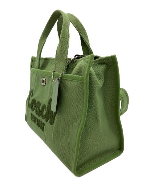 COACH（コーチ）COACH (コーチ) カーゴトート グリーンの古着・服飾アイテム