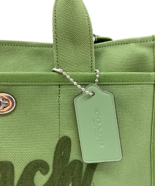 COACH（コーチ）COACH (コーチ) カーゴトート グリーンの古着・服飾アイテム