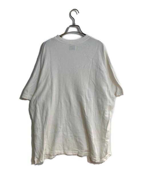 Yonetomi（ヨネトミ）YONETOMI (ヨネトミ) LIGHT WAVE COTTON KNIT TEE ホワイト サイズ:4の古着・服飾アイテム