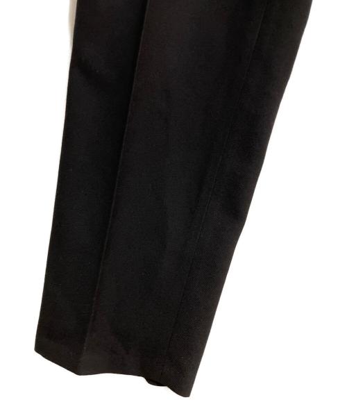 MARKAWARE（マーカウェア）MARKAWARE (マーカウェア) FRONT PLEATS PEGTOP ORGANIC WOOL SURVIVAL CLOTH ブラック サイズ:Ｌの古着・服飾アイテム