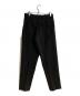 MARKAWARE (マーカウェア) FRONT PLEATS PEGTOP ORGANIC WOOL SURVIVAL CLOTH ブラック サイズ:Ｌ：8000円