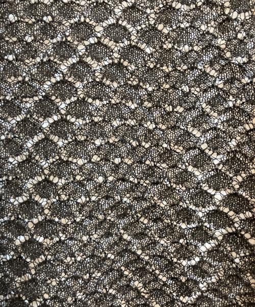 TTT MSW（ティー）TTT MSW (ティー) See-Through Knit Cardigan/シースルー ニット カーディガン ブラック サイズ:Ｌの古着・服飾アイテム