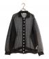 TTT MSW（ティー）の古着「See-Through Knit Cardigan/シースルー ニット カーディガン」｜ブラック