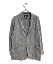 Aquascutum（アクアスキュータム）の古着「COTTON JERSY JACKET」｜グレー