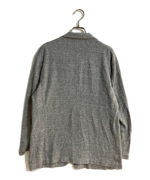 Aquascutum（アクアスキュータム）Aquascutum (アクアスキュータム) COTTON JERSY JACKET グレー サイズ:Mの古着・服飾アイテム